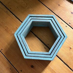 Honeycomb hexagon shelves